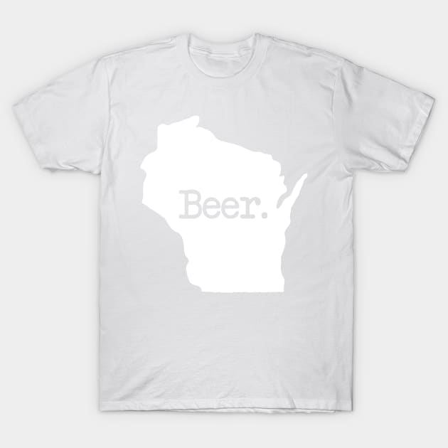 Wisconsin Beer WI T-Shirt by mindofstate